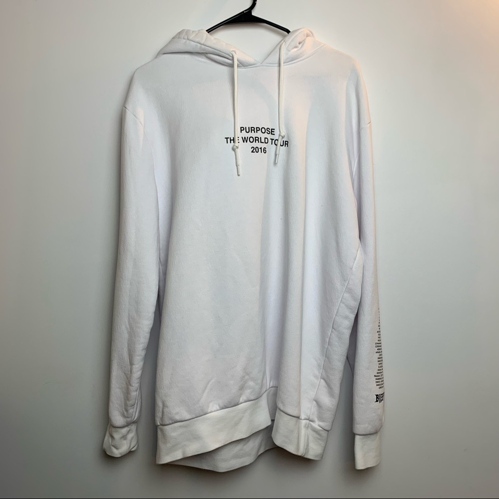 Justin Bieber Purpose Tour 2016 Hoodie // Price 25$ // Size-Medium